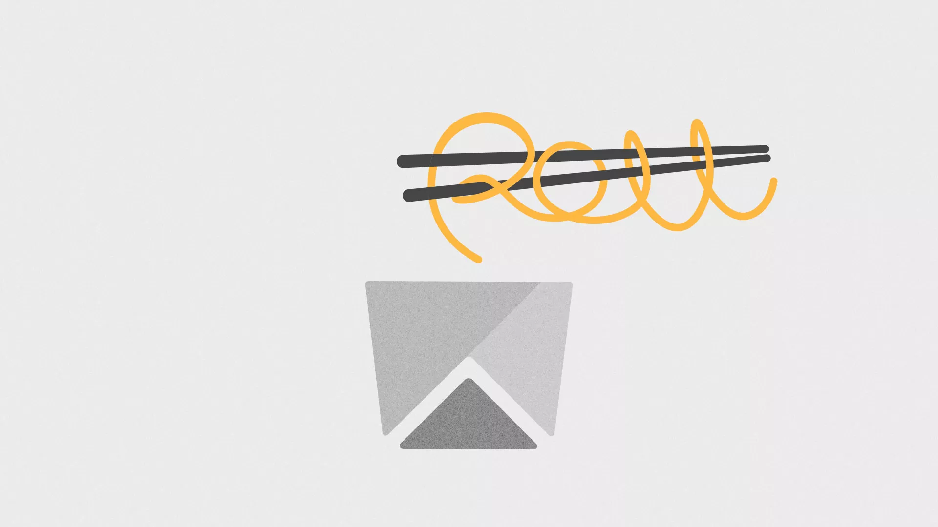 Оформление меню суши-бара «Roll Wok Club» в Осе